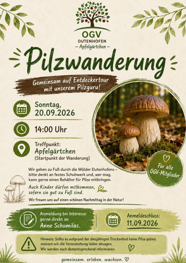 Flyer Pilzanderung